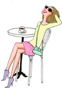 femme parisienne terrasse2